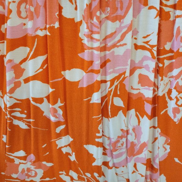 Lands' End Silky Stretchy Floral Dress - Picture 5 of 5